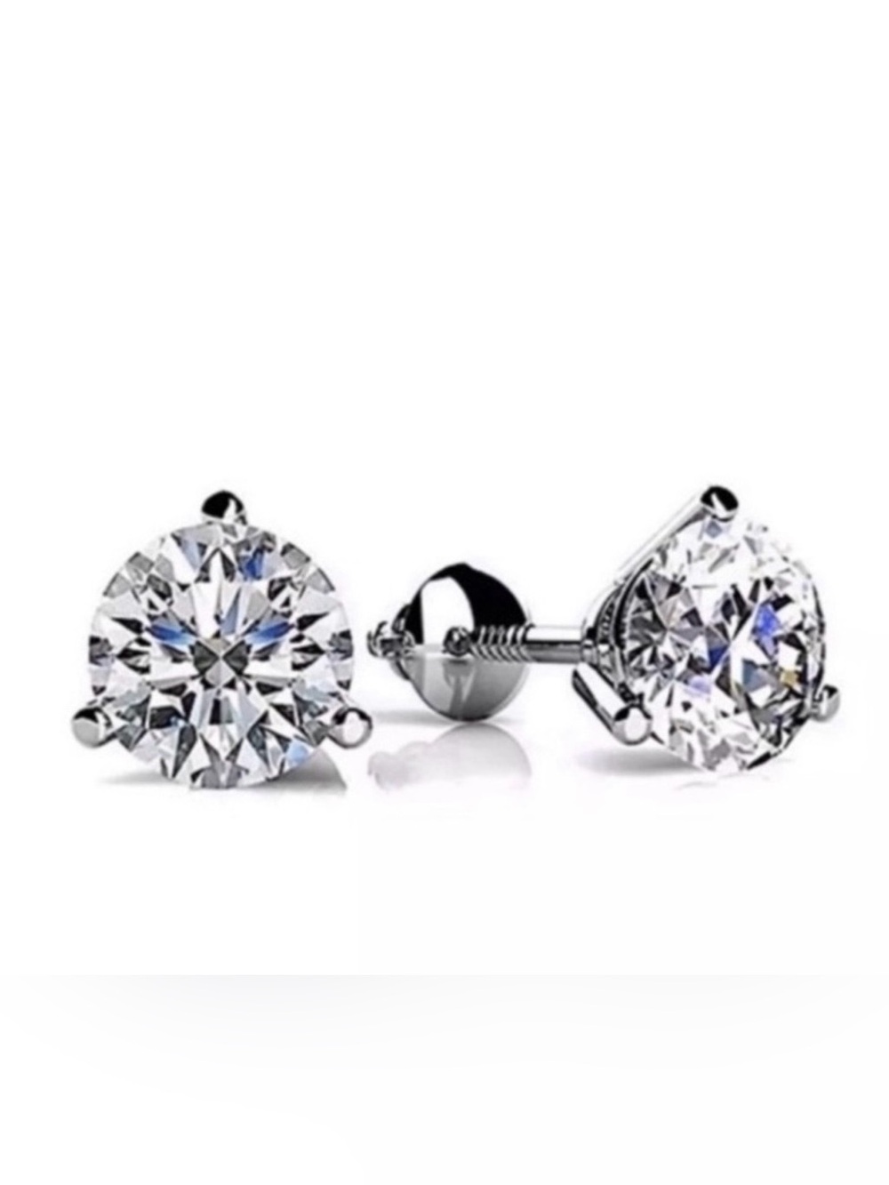 1ct Martini Set Studs